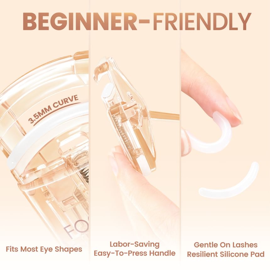 FOCALLURE - Portable Eyelash Curler, #Eyelash Curler - 1pc, 35 g, 6941845855124