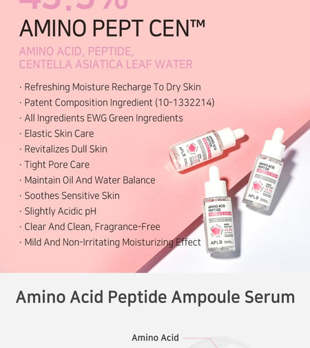 APLB - Amino Acid Peptide Ampoule Serum Set, 40ml x 2 pcs, 130 g, 8809874684857