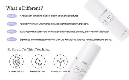 AIPPO - Milk Glutathione Melting Serum, 30ml, 80 g, 8809971485456