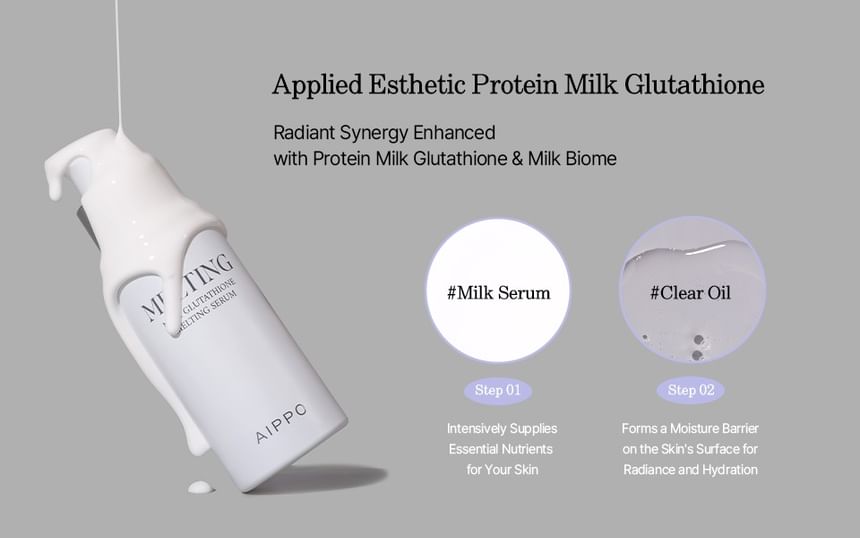 AIPPO - Milk Glutathione Melting Serum, 30ml, 80 g, 8809971485456