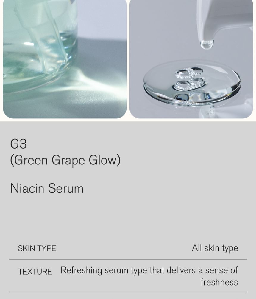 URBANAND - G3 Niacin Serum, 50ml, 93 g, 8809863720528