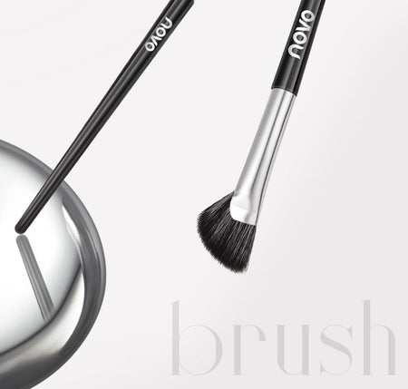 NOVO - Half Moon Nose Contour Brush, 1pc, 30 g, 6974499296296