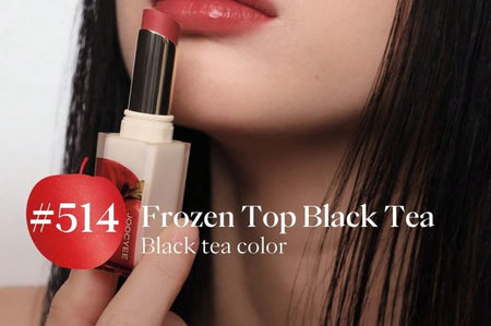 JOOCYEE - Glazed Rouge Lipstick - 514, #514 Frozen Top Black Tea - 3.5g, 48 g, 6974146261837
