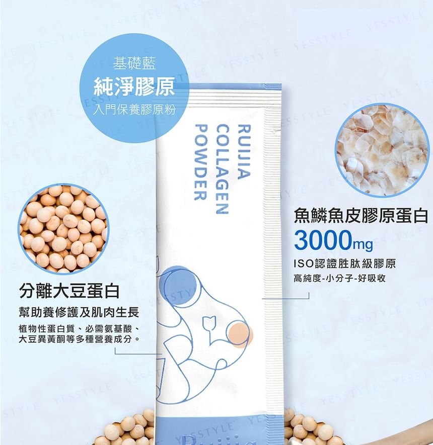 Ruijia - Collagen Powder, 3.5g x 30, 210 g, 4712899200114