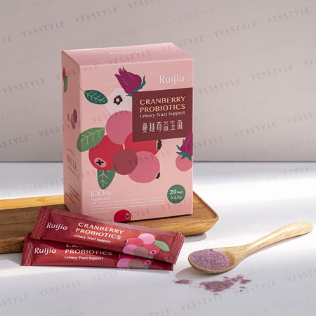 Ruijia - Cranberry Probiotics Urinary Tract Support, 2.5g x 20, 90 g, 4712899200718