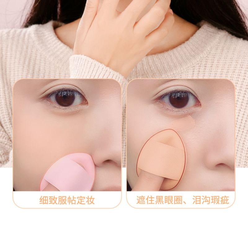 xixi - Set of 10:Thumb Powder Finger Puff, #Ramdom Colors - 10pcs, 50 g, 