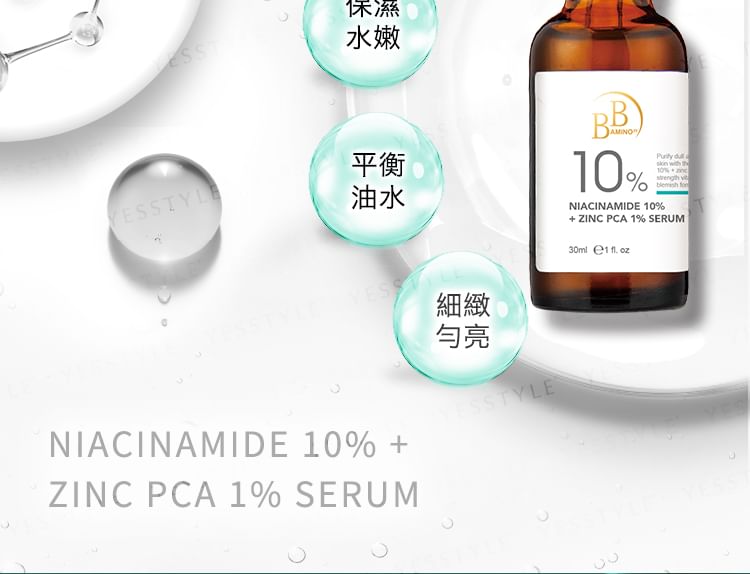 My Scheming - BB Amino Niacinamide 10% + Zinc Pca 1% Serum, 30ml, 160 g, 4713410999449