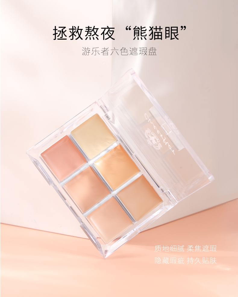 CHEERFLOR - Six-Color Concealer Palette, CFR1159 Concealer - 6.9g, 50 g, 6973411952487