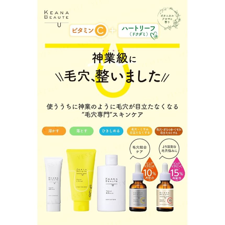 Meishoku Brilliant Colors - Keana Beaute Pore Cleansing Scrub Face Wash, Botanical - 120g, 144 g, 4902468360015