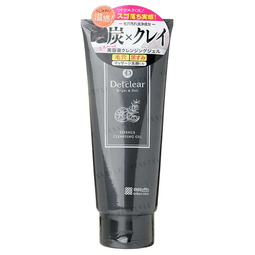 Meishoku Brilliant Colors - Detclear Bright & Peel Essence Cleansing Gel, Bergamot Herb - 180g, 207 g, 4902468226472