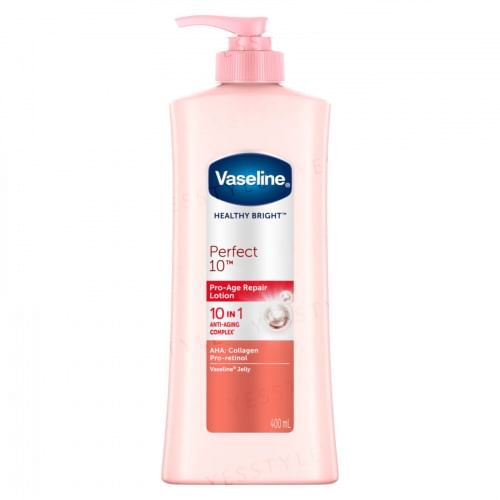 Vaseline - Healthy Bright Perfect 10 Pro-Age Repair Lotion, 400ml, 550 g, 8999999024796