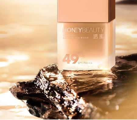 HONEYBEAUTY - Moisturizing Suncreen Foundation SPF49 PA+++, #Foundation - 20g, 50 g, 6975357290944