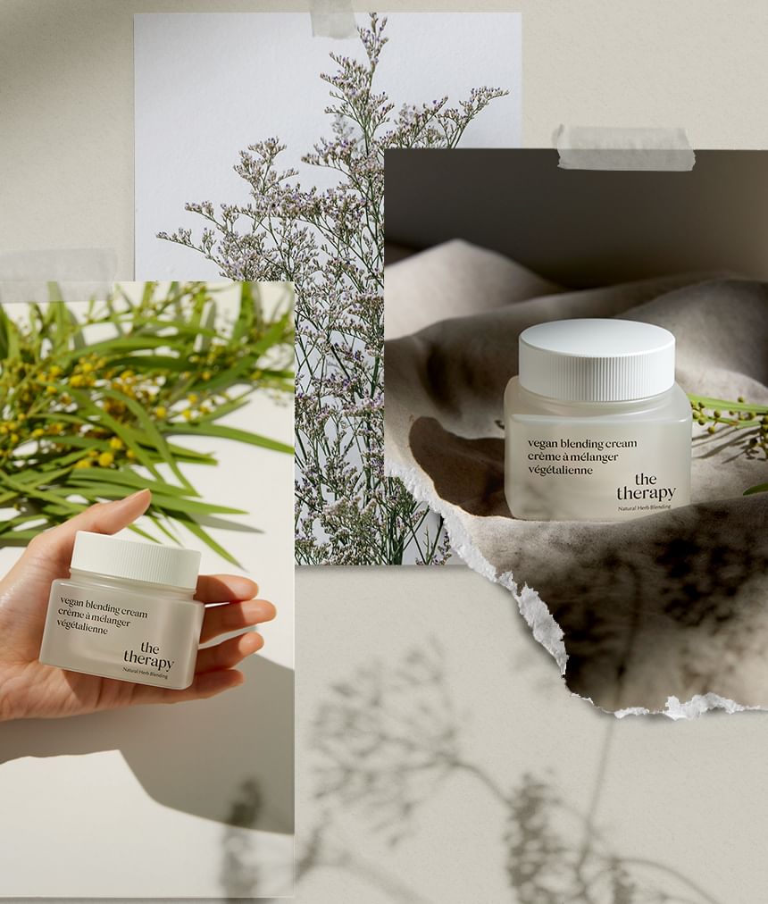 THE FACE SHOP - The Therapy Vegan Blending Cream Refill Only, 60ml, 128 g, 8801051271829