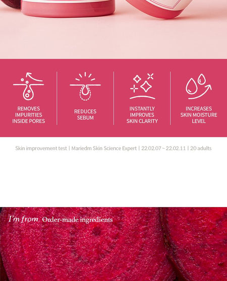 I’m from - Beet Purifying Mask, 110g, 276 g, 8809525931354