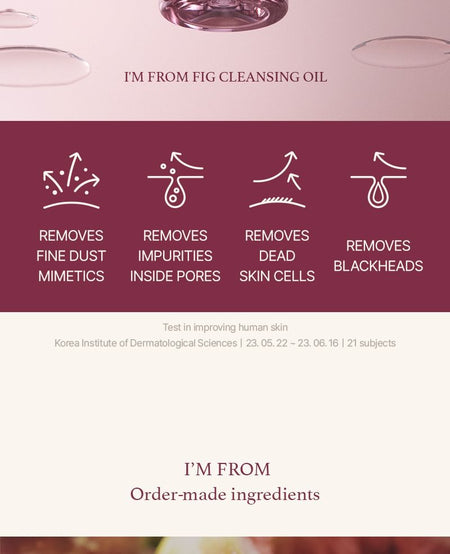 I’m from - Fig Cleansing Oil, 200ml, 236 g, 8809525932603