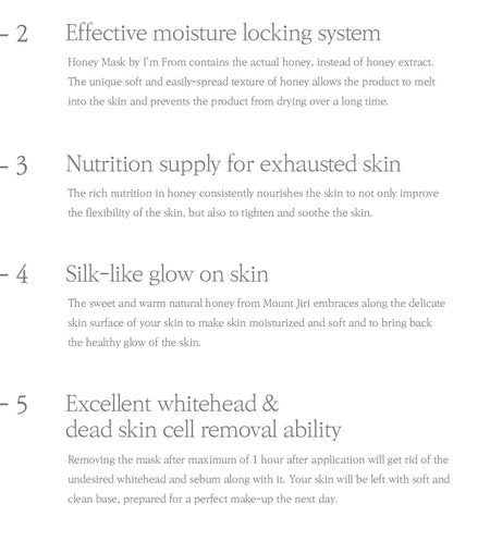 I’m from - Honey Mask, 120g, 285 g, 8809187042108
