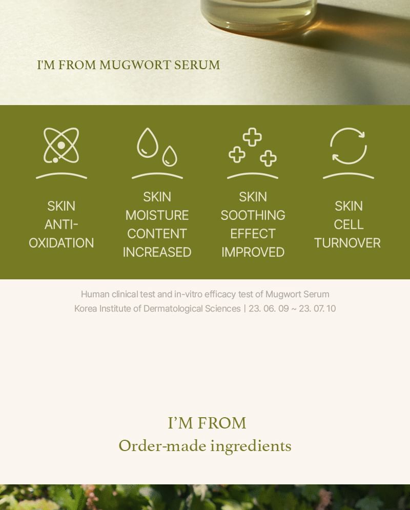 I’m from - Mugwort Serum, 30ml, 124 g, 8809525932719