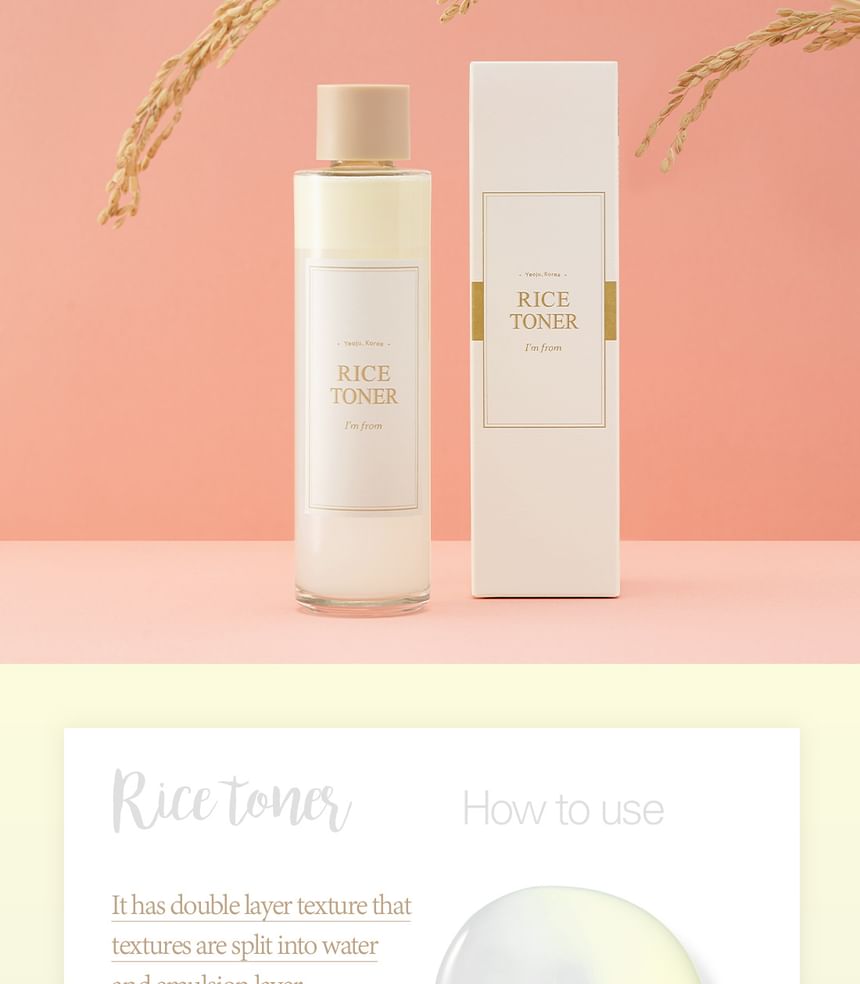 I’m from - Rice Toner Mini, 30ml, 52 g, 8809525930517