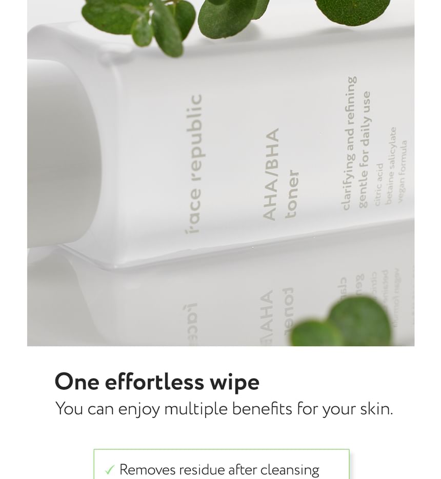 face republic - AHA/BHA Toner, Renewed - 160ml, 210 g, 8809657113826
