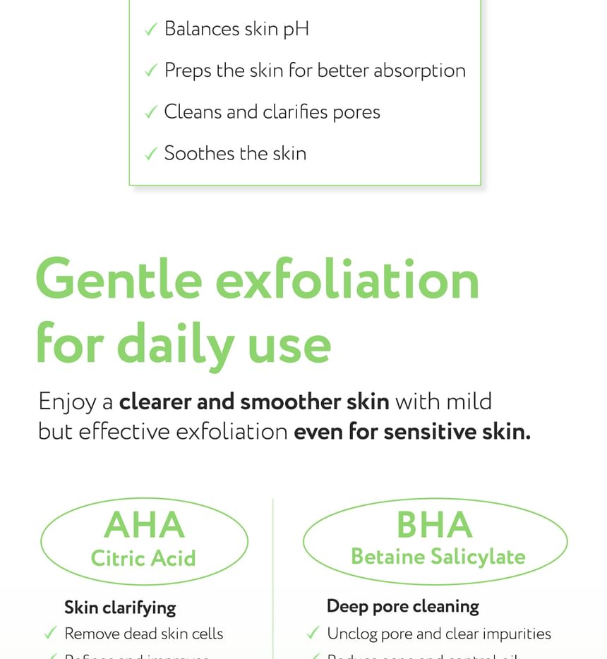 face republic - AHA/BHA Toner, Renewed - 160ml, 210 g, 8809657113826