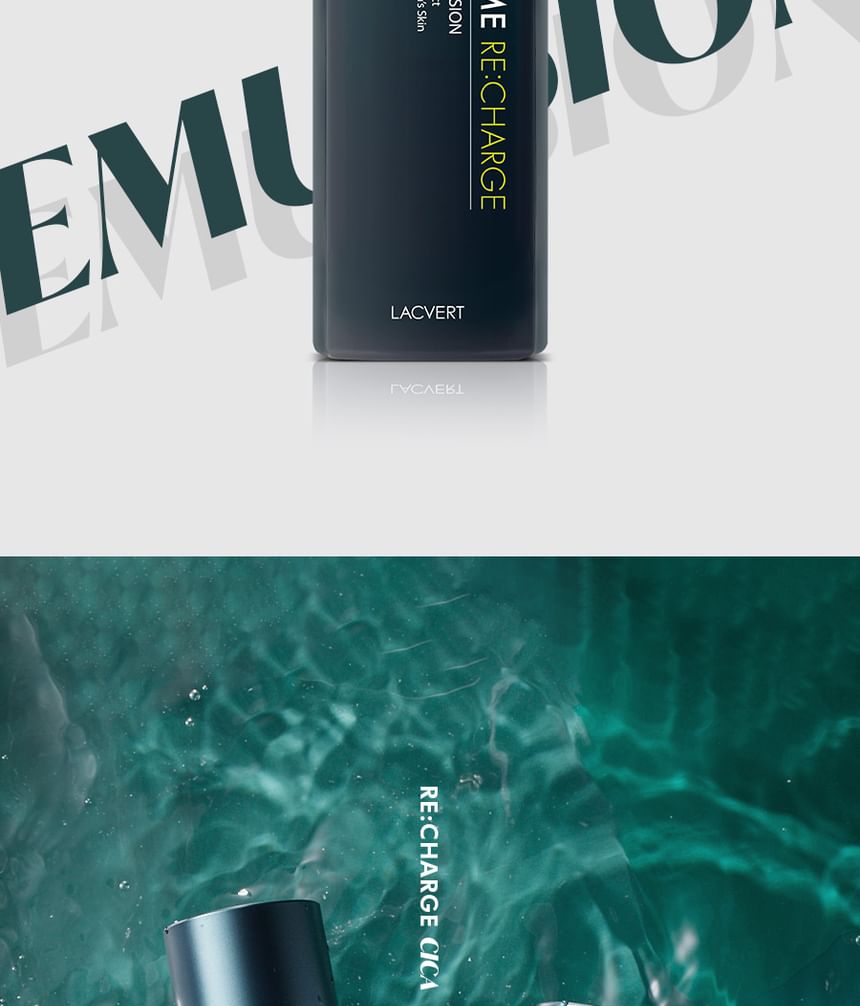LACVERT - Homme Re:charge Cica Emulsion, 180ml, 450 g, 8801051249095