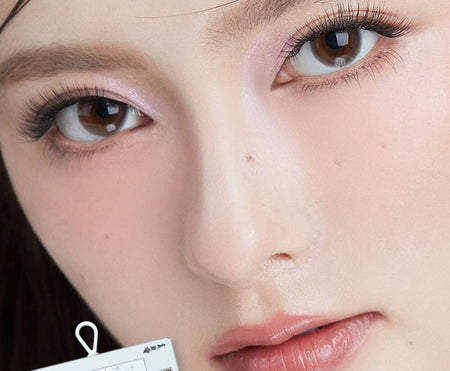 BLJ - Comic Eyes Glue-free False Eyelashes - HD03, #HD03 White Moon (9-12mm), 53 g, 6975912618329