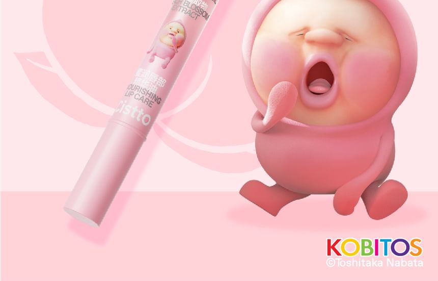 Cistto - Nourishing Lip Oil Pen Kobitos Limited Edition, Peach - 1.5g, 30 g, 6973237026935