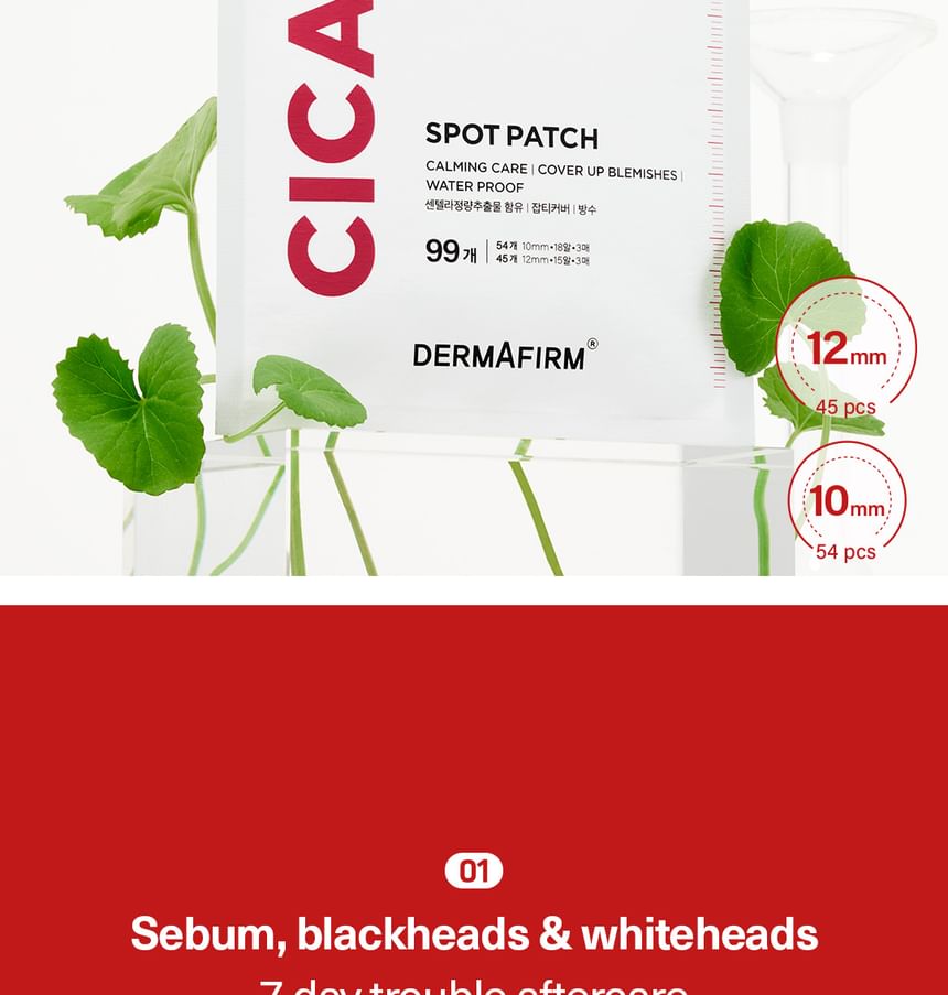 DERMAFIRM - CICAA.C Spot Patch, 99 pcs, 50 g, 8809912930977