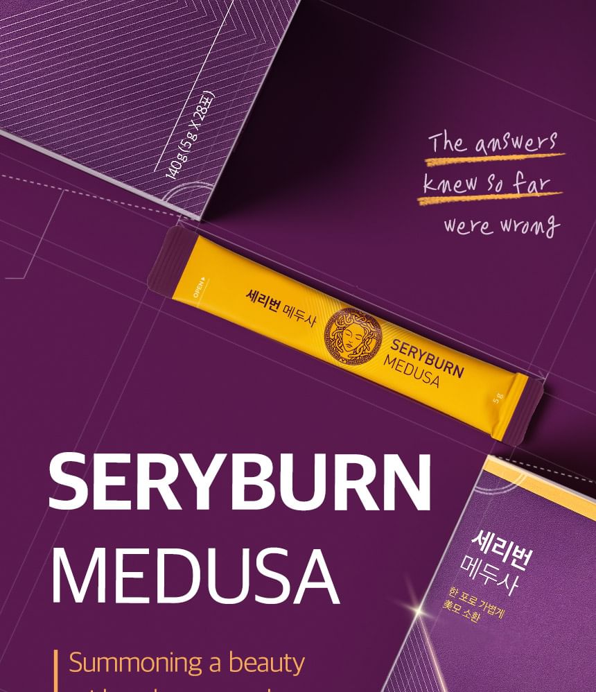 SERY BOX - Seryburn Medusa, 5g x 28 sticks, 173 g, 8809633640681
