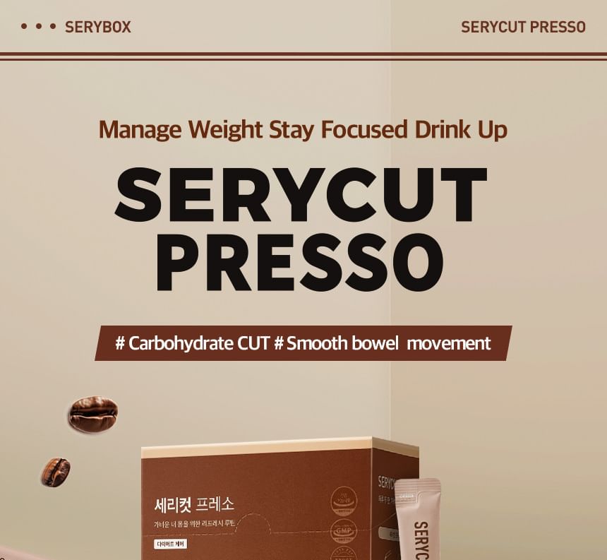 SERY BOX - Serycut Presso, 12ml x 50 sticks, 815 g, 8809633641091