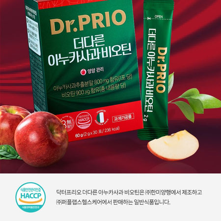 SERY BOX - Dr.PRIO More Different Annurca Apple Biotin, 2g x 30 sticks, 101 g, 8802863132674