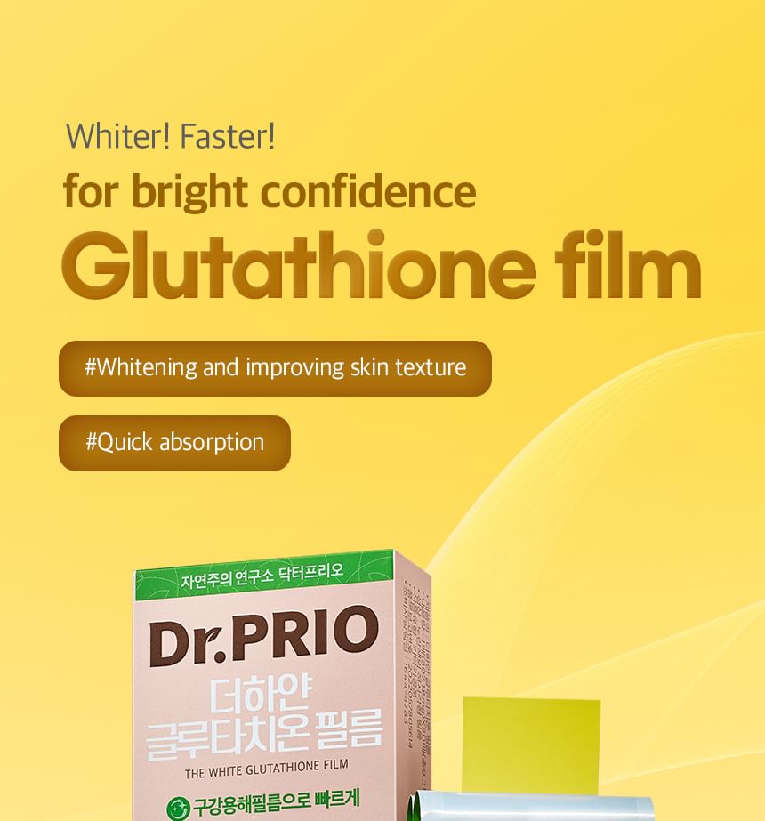 SERY BOX - Dr.PRIO The White Glutathione Film, 307.18mg x 30 films, 52 g, 8806108600164