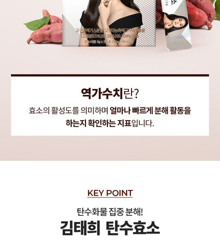 SERY BOX - Lasomi Kim Taehee Carbohydrate Enzyme, 3g x 30 sticks, 149 g, 8809120222819