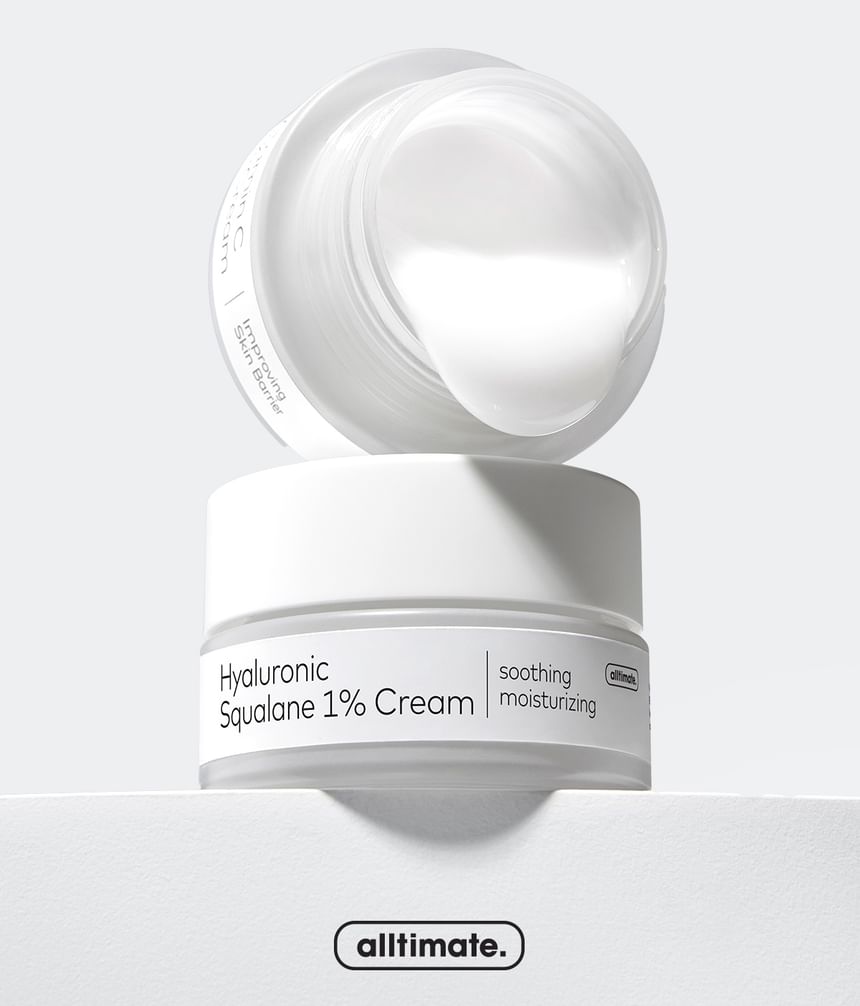 THE FACE SHOP - Alltimate Hyaluronic Squalane 1% Cream, 50ml, 130 g, 8809949492189