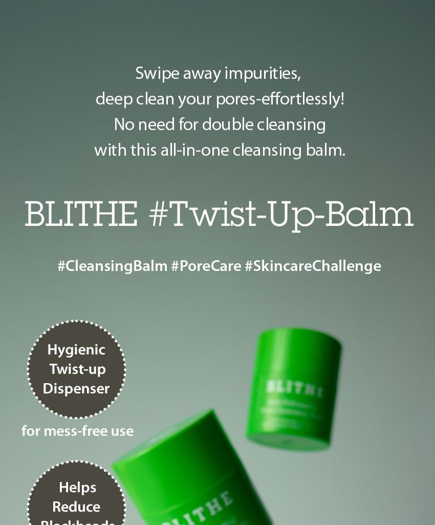 BLITHE - Anti-Polluaging Pore Cleansing Balm, 50ml, 130 g, 8809501660964