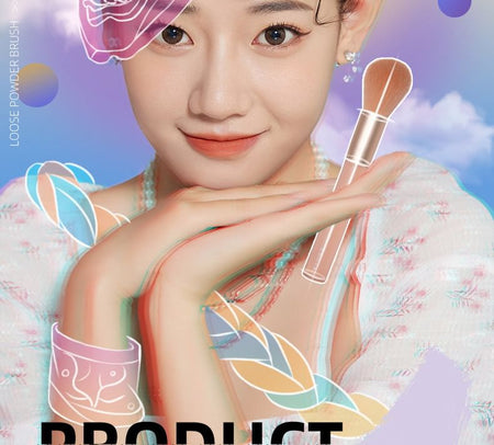 AZTK - Soft Traceless Loose Powder Brush, 1pc, 20 g, 