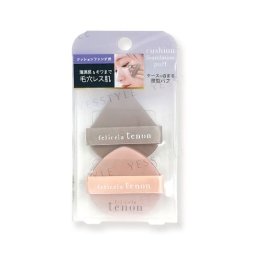 Beauty World - Felicela Tenon Cushion Foundation Puff, 2 pcs, 50 g, 4573225284549