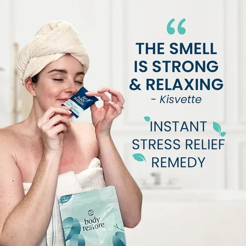Body Restore - Shower Steamers Aromatherapy Eucalyptus & Mint Shower Bomb, 15 pcs, 377 g, 850059313015