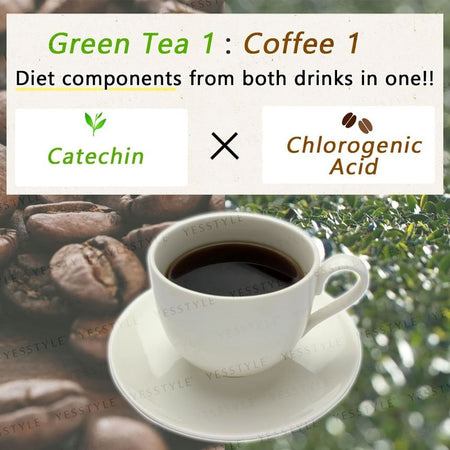 FINE JAPAN - Green Tea & Coffee Diet, 1.5g x 30, 198 g, 4976652014107