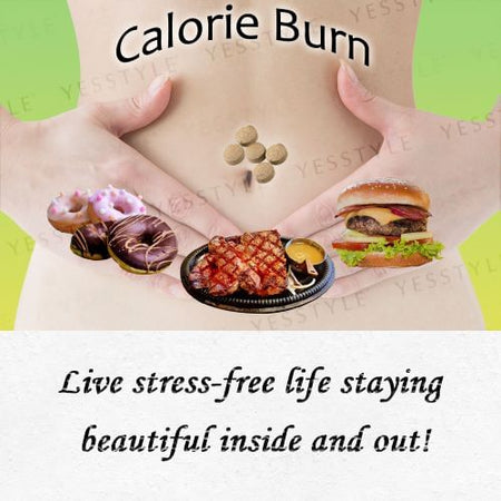 FINE JAPAN - Calorie Burn Capsules, 90 Capsules, 43 g, 4976652015227