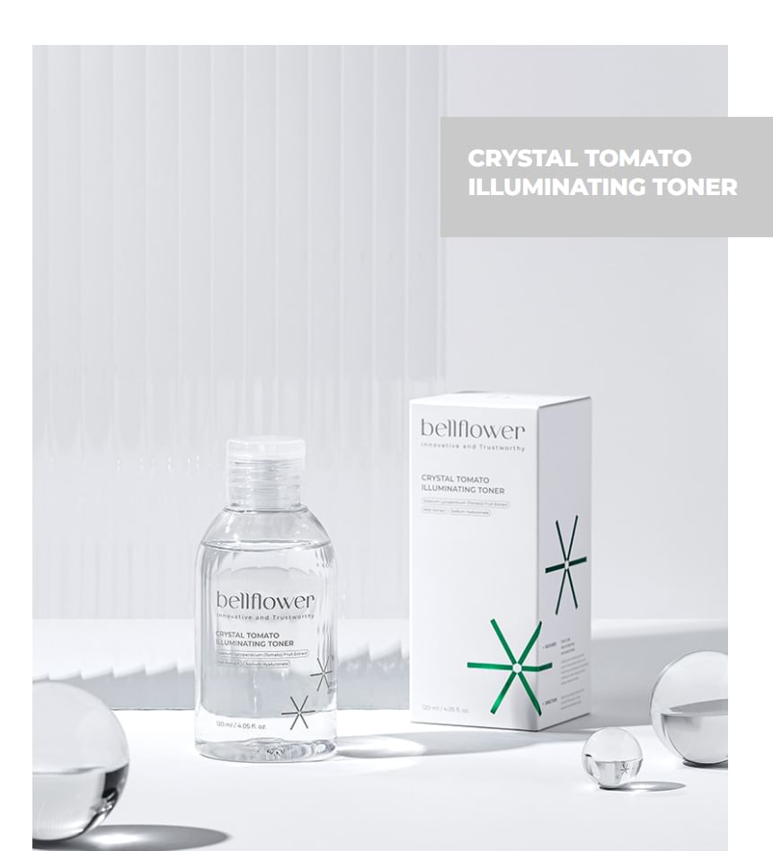 Bellflower - Crystal Tomato Illuminating Toner, 120ml, 160 g, 8809954944192
