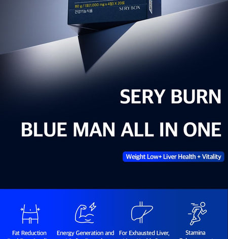 SERY BOX - Seryburn Blue Man All In One, 20 packets, 113 g, 8809668707540