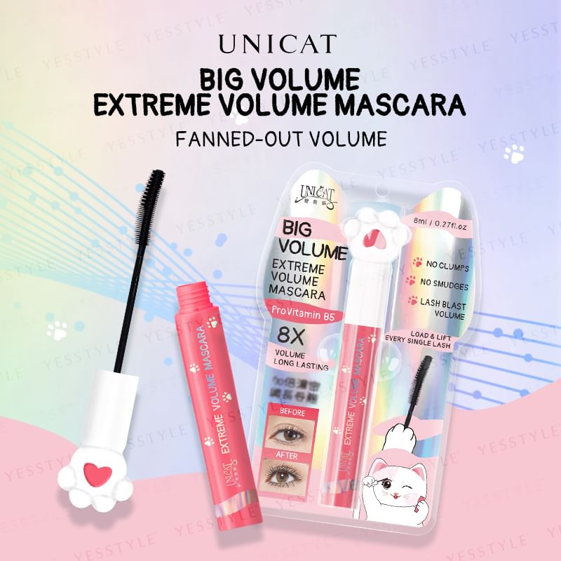 UNICAT - Extreme Volume Mascara, Black, 90 g, 4715862360037
