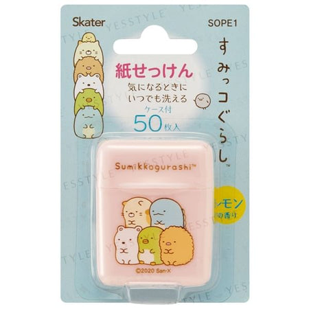 Skater - San-X Sumikko Gurashi Paper Hand Soap, 50 pcs, 35 g, 4973307531392