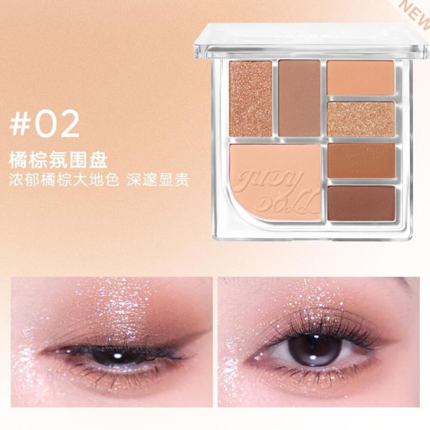 Judydoll - Mood 7 Colors Eyeshadow Palette  - 02, #02 - 8.5g, 100 g, 6976436774225