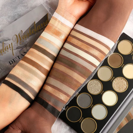 DE’LANCI - 12 Colors Nude Smoky Palette, #Doomsday Wasteland - 24g, 100 g, 6970936230410