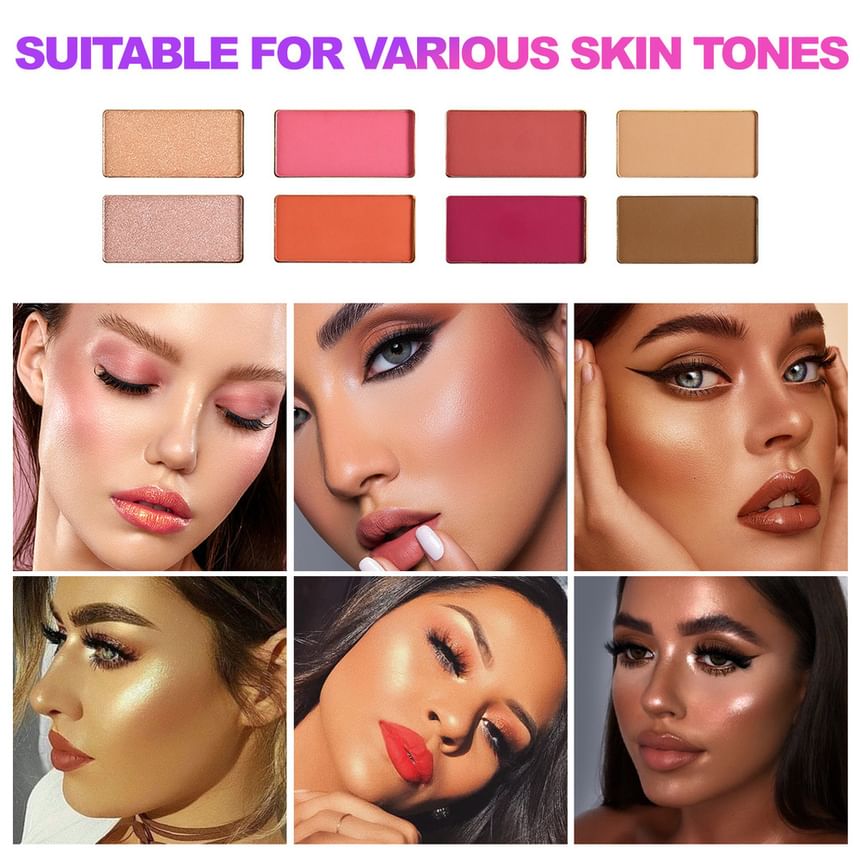 DE’LANCI - 62 Colors Multifuction Makeup Palette, #Multiflora Dreamland, 500 g, 6970936231042