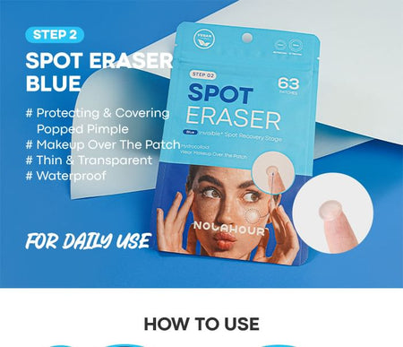 NOLAHOUR - Spot Eraser Blue, 63 patches, 50 g, 8809800000294