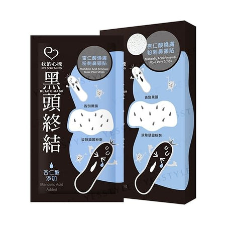 My Scheming - Mandelic Acid Renewal Nose Pore Strips, 10 pcs, 70 g, 4713410998428