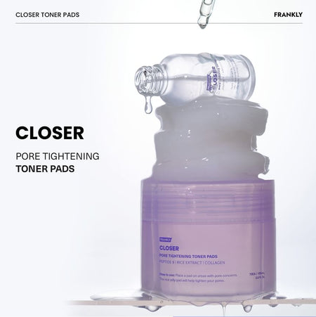 FRANKLY - Closer Pore Tightening Toner Pads, 70 pads, 175 g, 8809954943911